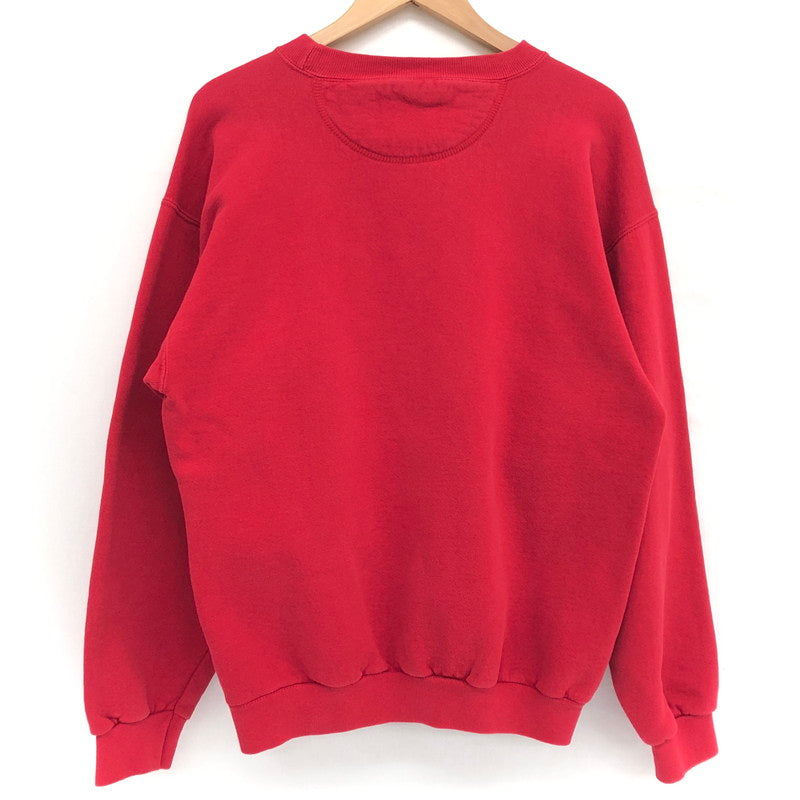 【中古品】【メンズ/レディース】 Hard Rock CAFE ハードロックカフェ LOGO SWEAT ロゴ スウェット トレーナー 長袖 トップス 古着 ヴィンテージ系 170-250602-rs-06-fur サイズ：M カラー：レッド 万代Net店
