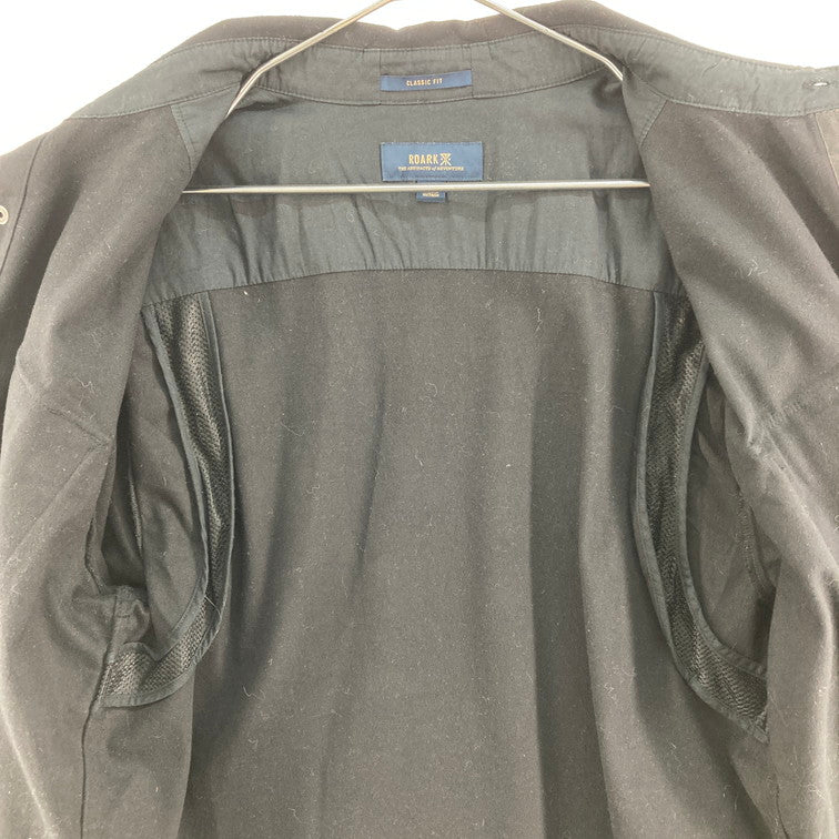 【中古品】【メンズ】 ROARK RW452 DIABLO SHIRT 142-260203-WA-13-iwa サイズ：L カラー：ブラック 万代Net店