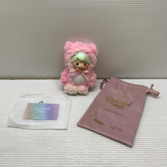 【現状渡し品】 INSTINCTOY grateful Days Hapico Plush ぬいぐるみ キーホルダー ピンク 038-261016-YT-02-min 万代Net店