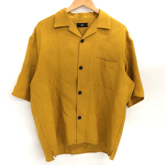 【中古品】【メンズ】 HARE ハレ OPEN COLLAR SS SHIRT HA020197TR 半袖 シャツ トップス 147-260513-rs-09-fur サイズ：S カラー：マスタード・イエロー系 万代Net店