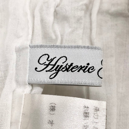 【現状渡し品】【レディース】 HYSTERIC GLAMOUR ヒステリックグラマー 2WAY ONE-PIECE 0122AK03 刺繍 ワンピース ロングスカート クマ 花 トップス ボトムス 170-250603-rs-01-fur サイズ：FREE カラー：ホワイト 万代Net店