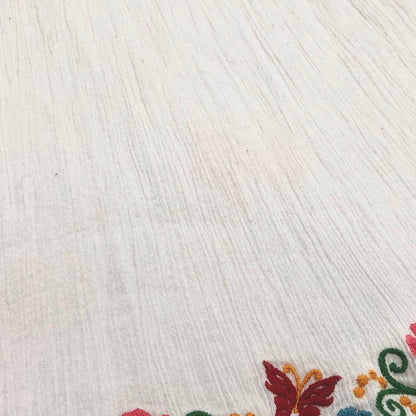 【現状渡し品】【レディース】 HYSTERIC GLAMOUR ヒステリックグラマー 2WAY ONE-PIECE 0122AK03 刺繍 ワンピース ロングスカート クマ 花 トップス ボトムス 170-250603-rs-01-fur サイズ：FREE カラー：ホワイト 万代Net店