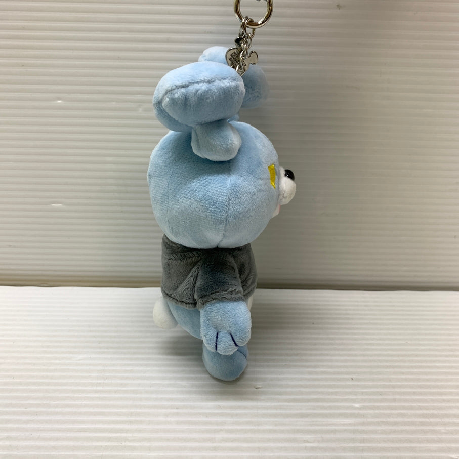 【現状渡し品】 INSTINCTOY Booo-Ma ぬいぐるみ キーホルダー 青 038-261016-YT-03-min 万代Net店
