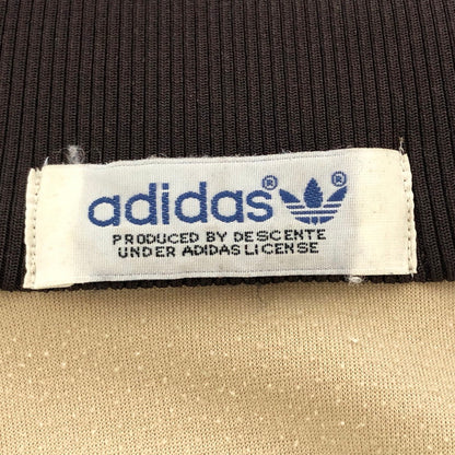 【現状渡し品】【メンズ】 ADIDAS アディダス 80S TRACK JACKET トラックジャケット 長袖 ジャージ 古着 ヴィンテージ 146-260513-rs-05-fur サイズ：不明 カラー：ベージュ/ブラウン 万代Net店