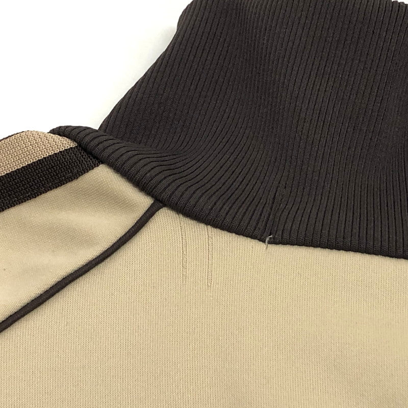 【現状渡し品】【メンズ】 ADIDAS アディダス 80S TRACK JACKET トラックジャケット 長袖 ジャージ 古着 ヴィンテージ 146-260513-rs-05-fur サイズ：不明 カラー：ベージュ/ブラウン 万代Net店