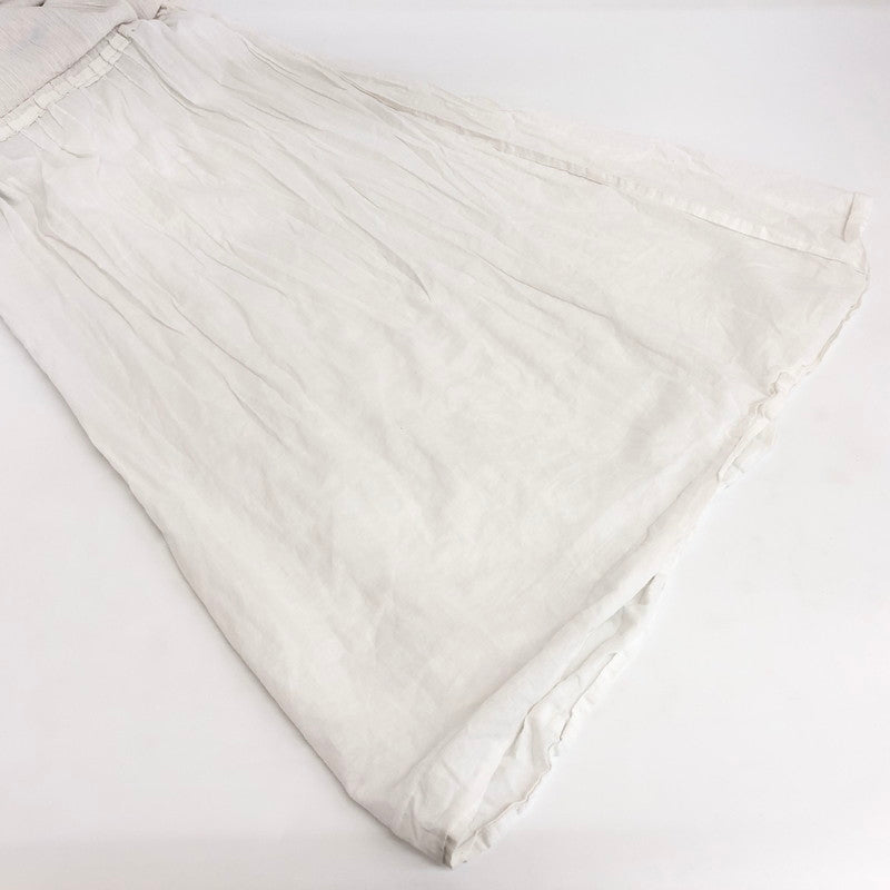 【現状渡し品】【レディース】 HYSTERIC GLAMOUR ヒステリックグラマー 2WAY ONE-PIECE 0122AK03 刺繍 ワンピース ロングスカート クマ 花 トップス ボトムス 170-250603-rs-01-fur サイズ：FREE カラー：ホワイト 万代Net店