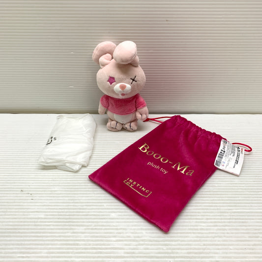 【現状渡し品】 INSTINCTOY Booo-Ma ぬいぐるみ キーホルダー ピンク 038-261016-YT-04-min 万代Net店