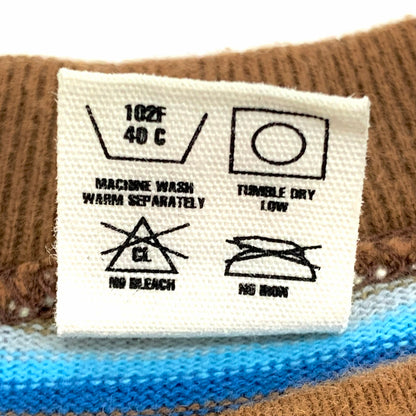 【現状渡し品】【メンズ】 WAREHOUSE ウエアハウス S/S ボーダーポケットTee 145-260310-ea-04-fur サイズ：36 カラー：ブラウン/ブルー/オフホワイト 万代Net店