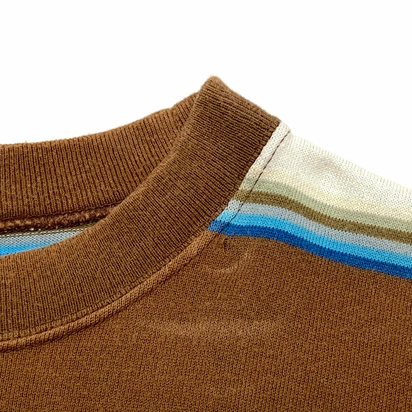 【現状渡し品】【メンズ】 WAREHOUSE ウエアハウス S/S ボーダーポケットTee 145-260310-ea-04-fur サイズ：36 カラー：ブラウン/ブルー/オフホワイト 万代Net店