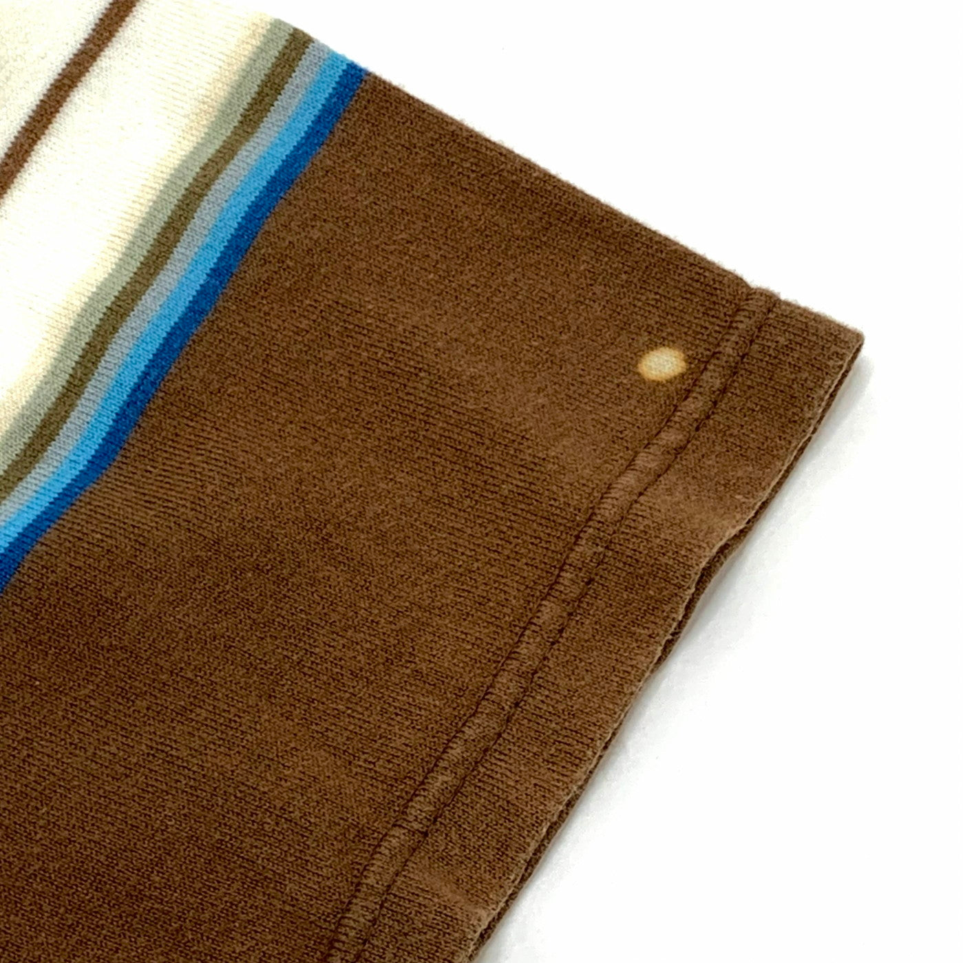 【現状渡し品】【メンズ】 WAREHOUSE ウエアハウス S/S ボーダーポケットTee 145-260310-ea-04-fur サイズ：36 カラー：ブラウン/ブルー/オフホワイト 万代Net店