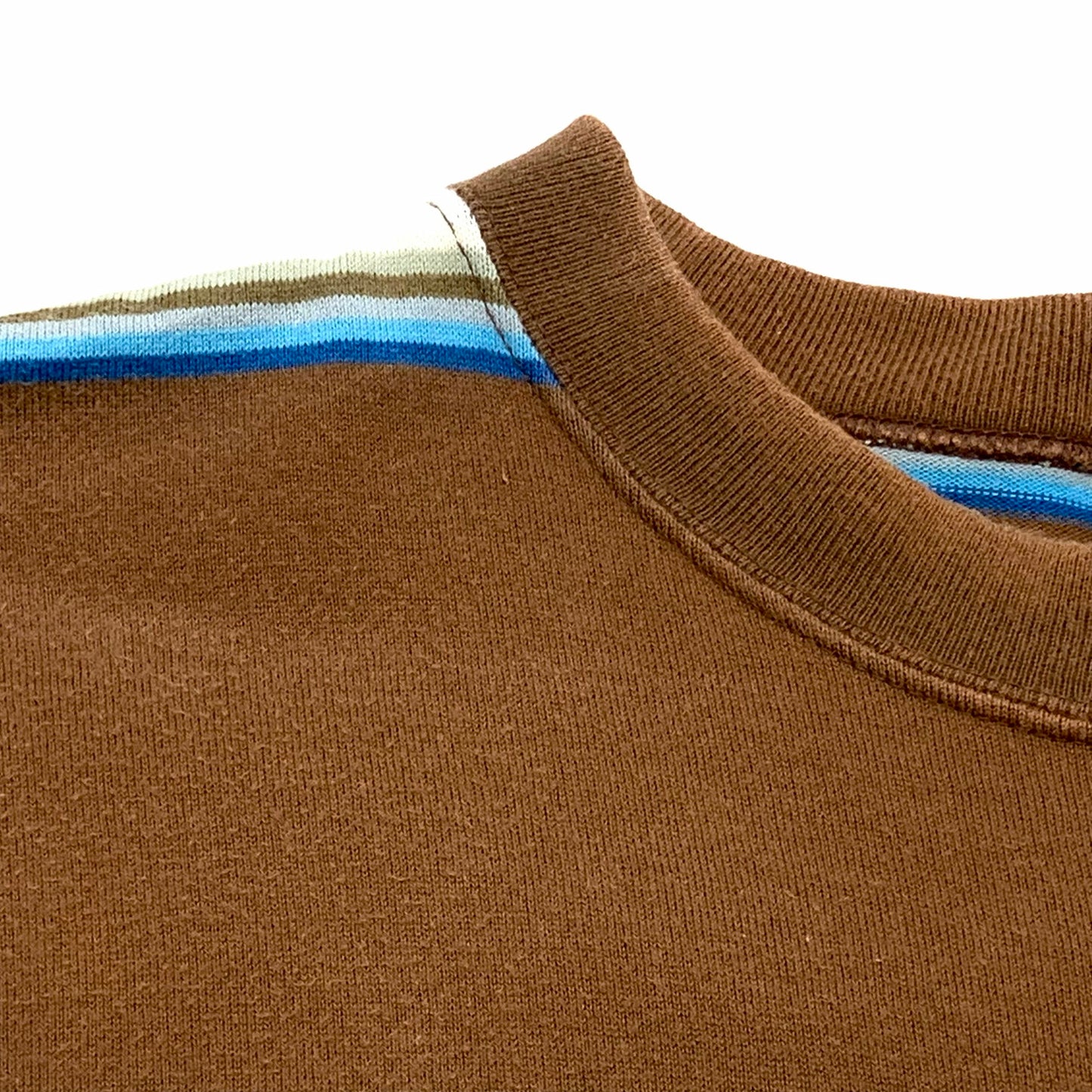 【現状渡し品】【メンズ】 WAREHOUSE ウエアハウス S/S ボーダーポケットTee 145-260310-ea-04-fur サイズ：36 カラー：ブラウン/ブルー/オフホワイト 万代Net店