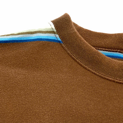 【現状渡し品】【メンズ】 WAREHOUSE ウエアハウス S/S ボーダーポケットTee 145-260310-ea-04-fur サイズ：36 カラー：ブラウン/ブルー/オフホワイト 万代Net店