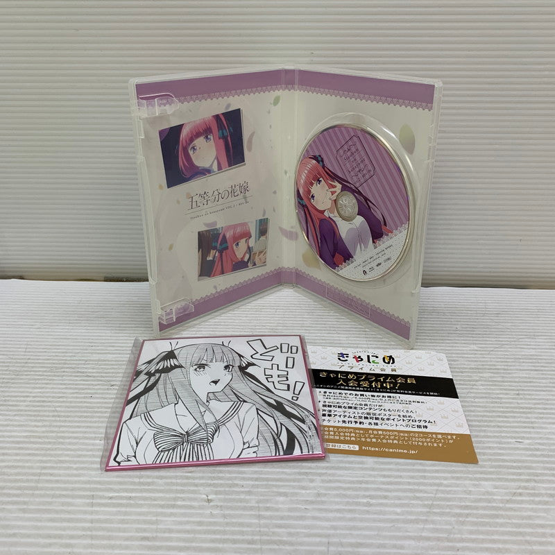 【中古品】 五等分の花嫁 第2巻 Blu-ray ブルーレイ アニメ 009-250819-em-08-min 万代Net店