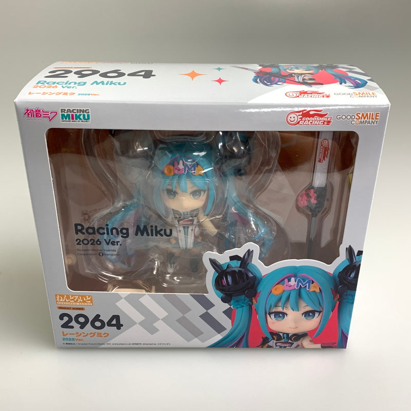 【未使用品】 ねんどろいど キャラクター・ボーカル・シリーズ 01 初音ミク レーシングミク 2026Ver. フィギュア 053-260818-zi-11-min 万代Net店