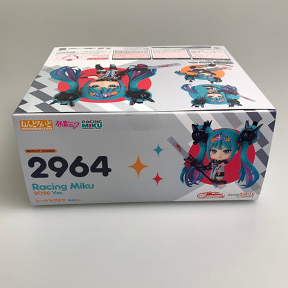 【未使用品】 ねんどろいど キャラクター・ボーカル・シリーズ 01 初音ミク レーシングミク 2026Ver. フィギュア 053-260818-zi-11-min 万代Net店