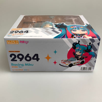 【未使用品】 ねんどろいど キャラクター・ボーカル・シリーズ 01 初音ミク レーシングミク 2026Ver. フィギュア 053-260818-zi-11-min 万代Net店