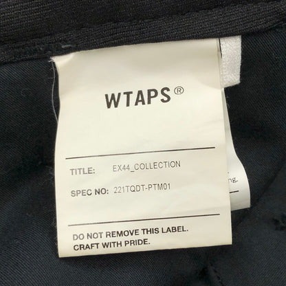 【中古品】【メンズ】 WTAPS ダブルタップス TUCK 01 TROUSERS 221TQDT-PTM01 タックパンツ ズボン ボトムス 153-250120-rs-02-fur サイズ：01 カラー：ブラック 万代Net店