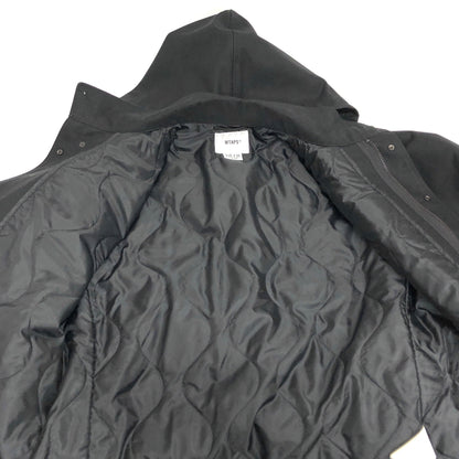 【中古品】【メンズ】 WTAPS ダブルタップス 20AW WSFM JACKET COTTON TWILL 202WVDT-JKM01 コットンツイルジャケット アウター 142-260731-rs-03-fur サイズ：03 カラー：ブラック 万代Net店