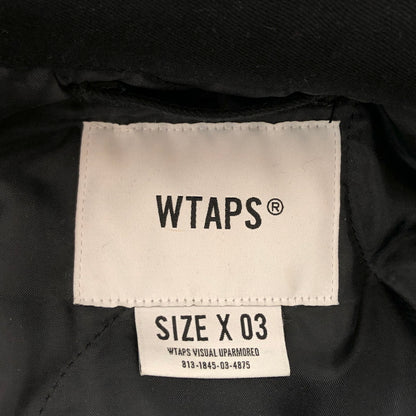 【中古品】【メンズ】 WTAPS ダブルタップス 20AW WSFM JACKET COTTON TWILL 202WVDT-JKM01 コットンツイルジャケット アウター 142-260731-rs-03-fur サイズ：03 カラー：ブラック 万代Net店
