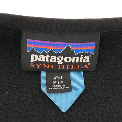 【中古品】【メンズ】 Patagonia パタゴニア Synchilla Cardigan 22975FA23 シンチラ・カーディガン ZIP フリースジャケット 144-260731-rs-04-fur サイズ：M カラー：ブラック 万代Net店