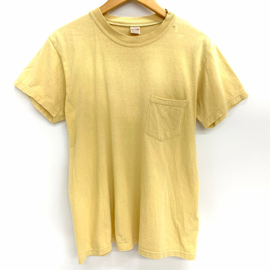 【現状渡し品】【メンズ】 JOE McCOY ジョーマッコイ BALL PARK S/S ポケットTee 145-260311-ea-03-fur サイズ：M (38-40) カラー：イエロー 万代Net店