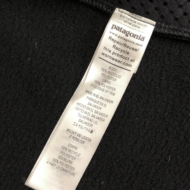 【中古品】【メンズ】 Patagonia パタゴニア Synchilla Cardigan 22975FA23 シンチラ・カーディガン ZIP フリースジャケット 144-260731-rs-04-fur サイズ：M カラー：ブラック 万代Net店