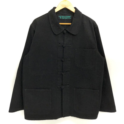 【中古品】【メンズ】 VULCAIN ヴァルカン CHINA JACKET チャイナジャケット カバーオール ライトアウター 147-260731-rs-05-fur サイズ：不明 カラー：ブラック 万代Net店