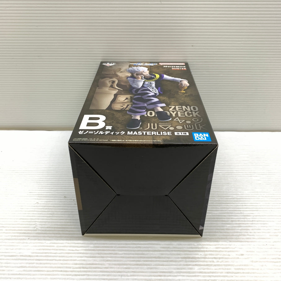 【現状渡し品】 一番くじ HUNTER×HUNTER ZAOLDYECK FAMILY B賞 ゼノ=ゾルディック MASTERLISE フィギュア バンダイ 箱あり 051-261016-YT-09-min 万代Net店