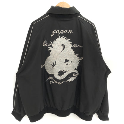 【中古品】【メンズ】 CASPER JOHN キャスパージョン CJPAS245002 ドラゴンエンブロイダリーブルゾン スカジャン アウター 147-260731-rs-06-fur サイズ：M カラー：ブラック 万代Net店