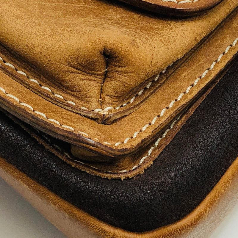 【ジャンク品】【メンズ】 SAAD サード ボディバッグ レザー カバン 188-250907-hn-04-fur カラー：ブラウン系 万代Net店