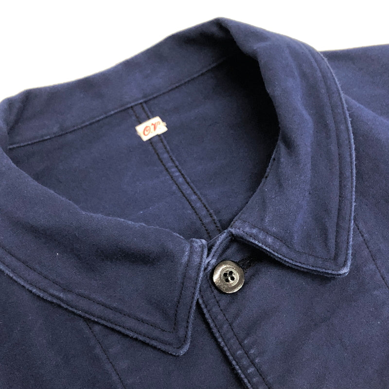 【中古品】【メンズ】 OUTIL ウティ MOLESKIN JACKET モールスキン ワークジャケット カバーオール アウター 古着 ヴィンテージ 146-260731-rs-07-fur サイズ：3 カラー：ネイビーブルー 万代Net店