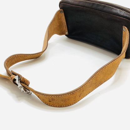 【ジャンク品】【メンズ】 SAAD サード ボディバッグ レザー カバン 188-250907-hn-04-fur カラー：ブラウン系 万代Net店