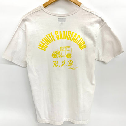 【現状渡し品】【メンズ】 THE FLAT HEAD ザフラットヘッド R.J.B S/S Tee Tシャツ 半袖 トップス 145-260312-ea-01-fur サイズ：40 カラー：ホワイト 万代Net店