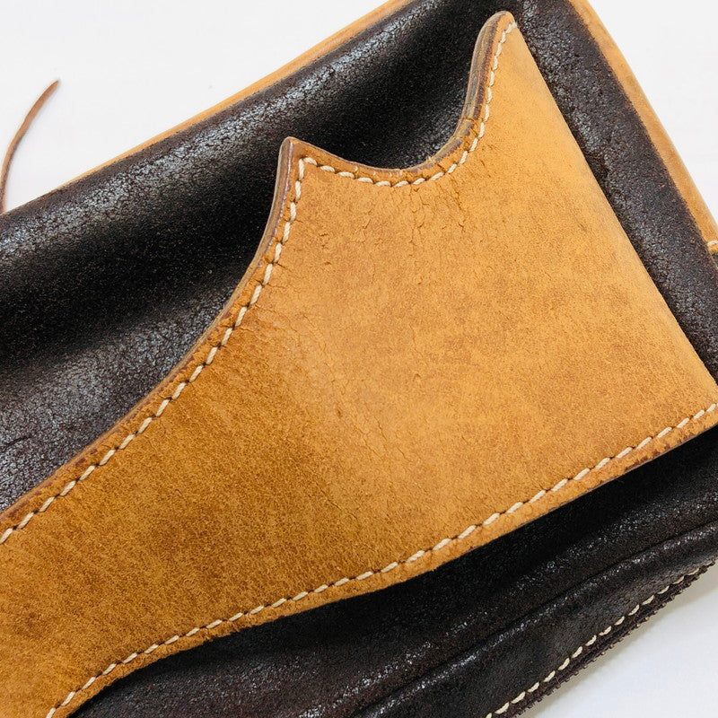 【ジャンク品】【メンズ】 SAAD サード ボディバッグ レザー カバン 188-250907-hn-04-fur カラー：ブラウン系 万代Net店