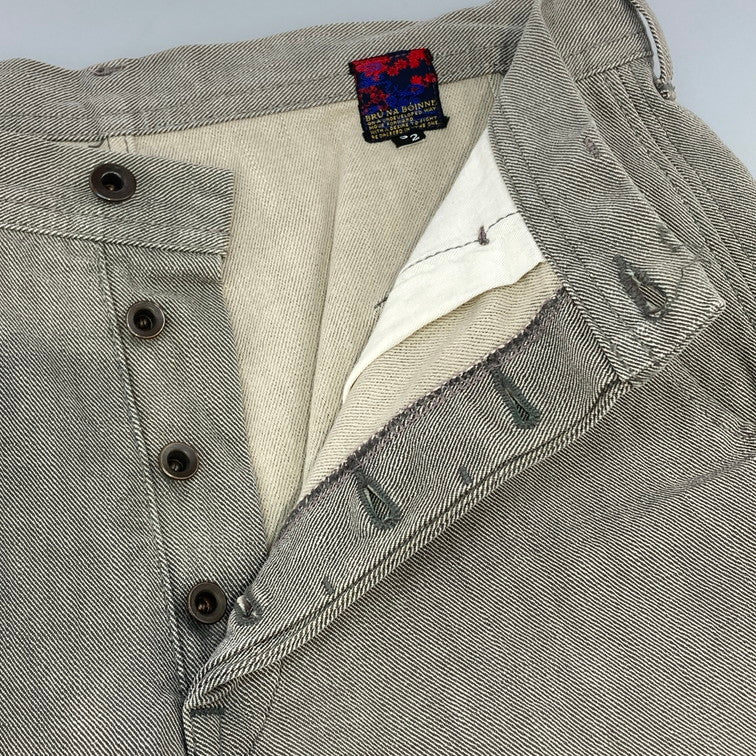 【中古品】【メンズ】 BRUNABOINNE デニムパンツ 158-260205-WA-01-iwa サイズ：32 カラー：グレージュ系 万代Net店