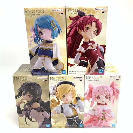 【中古美品】 BANDAI 魔法少女まどか☆マギカ ワルプルギスの廻天 まどマギ まどか/マミ/さやか/杏子/ほむら 5点 セット 054-260729-mo-01-fur 万代Net店
