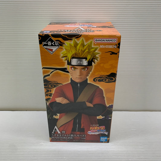 【中古品】 一番くじ NARUTO　疾風伝 輪廻の嘆きと平和の懸け橋 A賞　うずまきナルト 仙人モード フィギュア バンダイ 箱あり 051-260911-YT-02-min 万代Net店