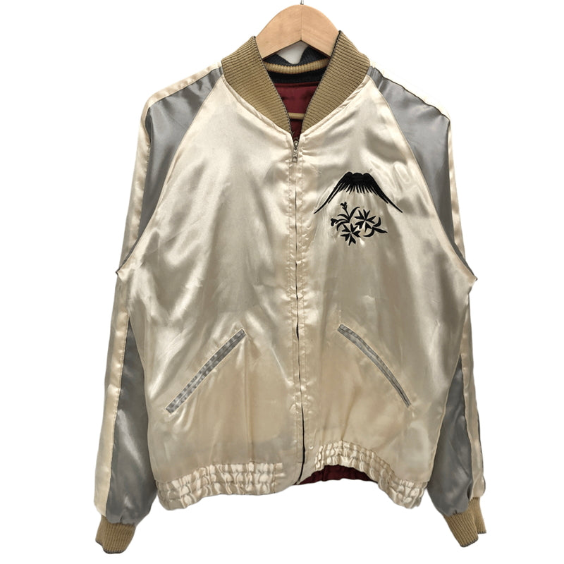 【中古品】【メンズ】 TAILOR TOYO テーラー東洋 SOUVENIR JACKET TT10637 スーベニアジャケット スカジャン アウター 東洋エンタープライズ 145-260804-rs-01-fur サイズ：M カラー：ワイン/ゴールド×オフホワイト/シルバー 万代Net店
