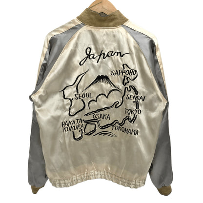 【中古品】【メンズ】 TAILOR TOYO テーラー東洋 SOUVENIR JACKET TT10637 スーベニアジャケット スカジャン アウター 東洋エンタープライズ 145-260804-rs-01-fur サイズ：M カラー：ワイン/ゴールド×オフホワイト/シルバー 万代Net店