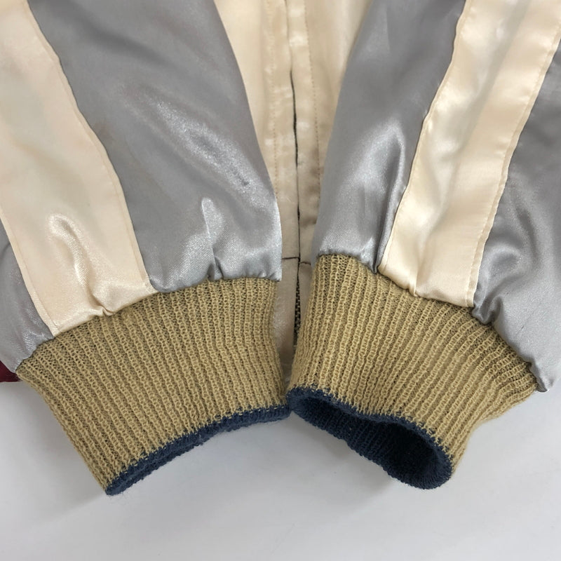 【中古品】【メンズ】 TAILOR TOYO テーラー東洋 SOUVENIR JACKET TT10637 スーベニアジャケット スカジャン アウター 東洋エンタープライズ 145-260804-rs-01-fur サイズ：M カラー：ワイン/ゴールド×オフホワイト/シルバー 万代Net店