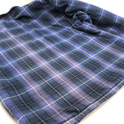 【現状渡し品】【メンズ】 SUPREME シュプリーム 25AW THERMAL LINED ZIP UP FLANNEL SHIRTS ジップアップ フランネルシャツ ジャケット 古着 149-261026-rs-04-fur サイズ：XL カラー：ブルー 万代Net店