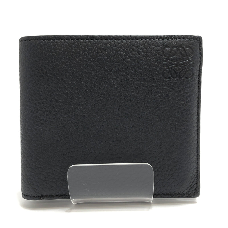 【中古品】【メンズ/レディース】 LOEWE ロエベ C660501X03 バイフォールド コインウォレット 二つ折り 財布 181-261026-rs-05-fur カラー：ブラック 万代Net店