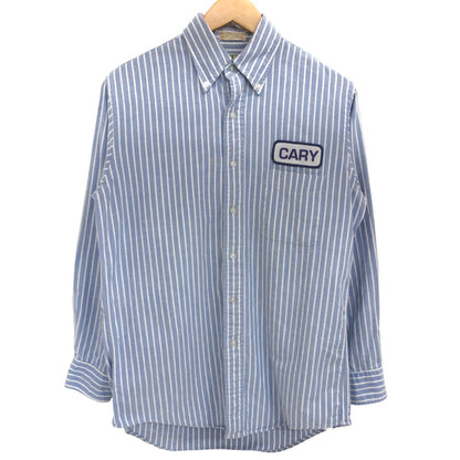 【現状渡し品】【メンズ】 L.L.Bean エルエルビーン 70-80s USA製 オックスフォーシャツ 長袖シャツ ストライプ 古着 ヴィンテージ系 146-250908-rs-06-fur カラー：ブルー/ホワイト 万代Net店