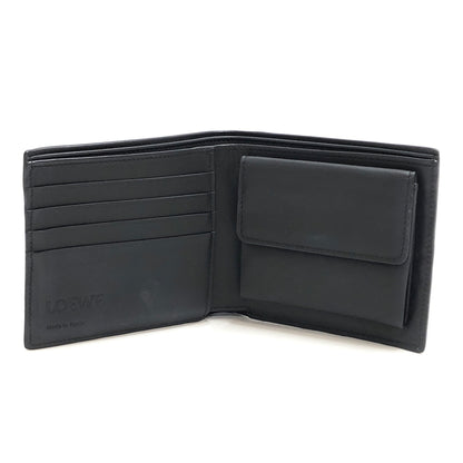 【中古品】【メンズ/レディース】 LOEWE ロエベ C660501X03 バイフォールド コインウォレット 二つ折り 財布 181-261026-rs-05-fur カラー：ブラック 万代Net店