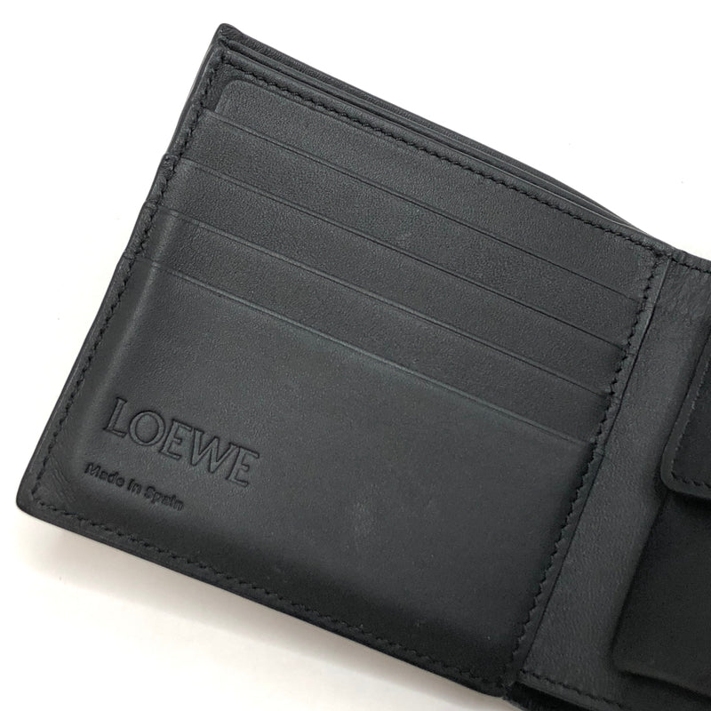 【中古品】【メンズ/レディース】 LOEWE ロエベ C660501X03 バイフォールド コインウォレット 二つ折り 財布 181-261026-rs-05-fur カラー：ブラック 万代Net店