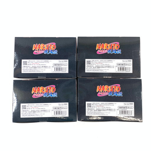 【中古美品】 バンプレスト NARUTO-ナルト- 疾風伝 ～五影集結…!!～ 風影・我愛羅フィギュア 計4体セット 051-260729-ma-03-fur 万代Net店