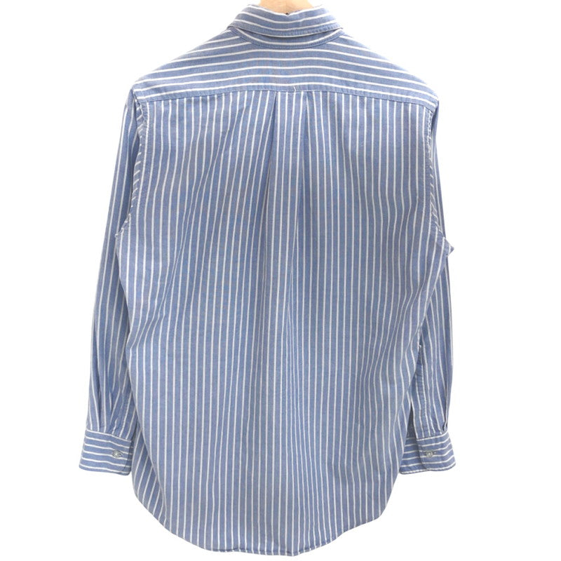 【現状渡し品】【メンズ】 L.L.Bean エルエルビーン 70-80s USA製 オックスフォーシャツ 長袖シャツ ストライプ 古着 ヴィンテージ系 146-250908-rs-06-fur カラー：ブルー/ホワイト 万代Net店