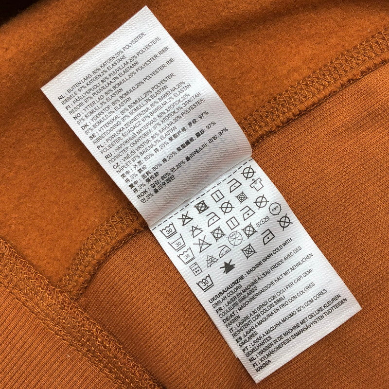 【現状渡し品】【メンズ】 Carhartt カーハート Half Zip American Script Sweat ハーフジップ スウェット 長袖 トップス 142-260219-rs-02-fur サイズ：S カラー：ブラウン 万代Net店