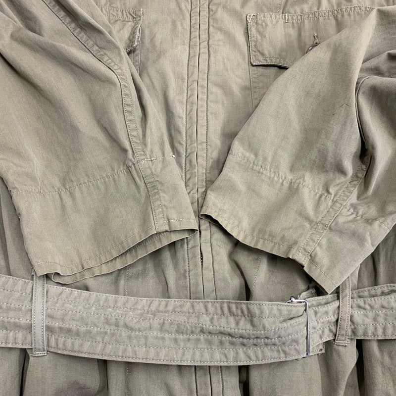 【中古品】【メンズ】 USAAF アメリカ陸軍航空軍 DEBWAY HATS, INC. デブウェイ ハッツ CONMAR ZIP TYPE AN-S-31 SUIT-SUMMER FLYING コンマージップ つなぎ 157-261001-kh-13-izu サイズ：42 カラー：カーキ 万代Net店