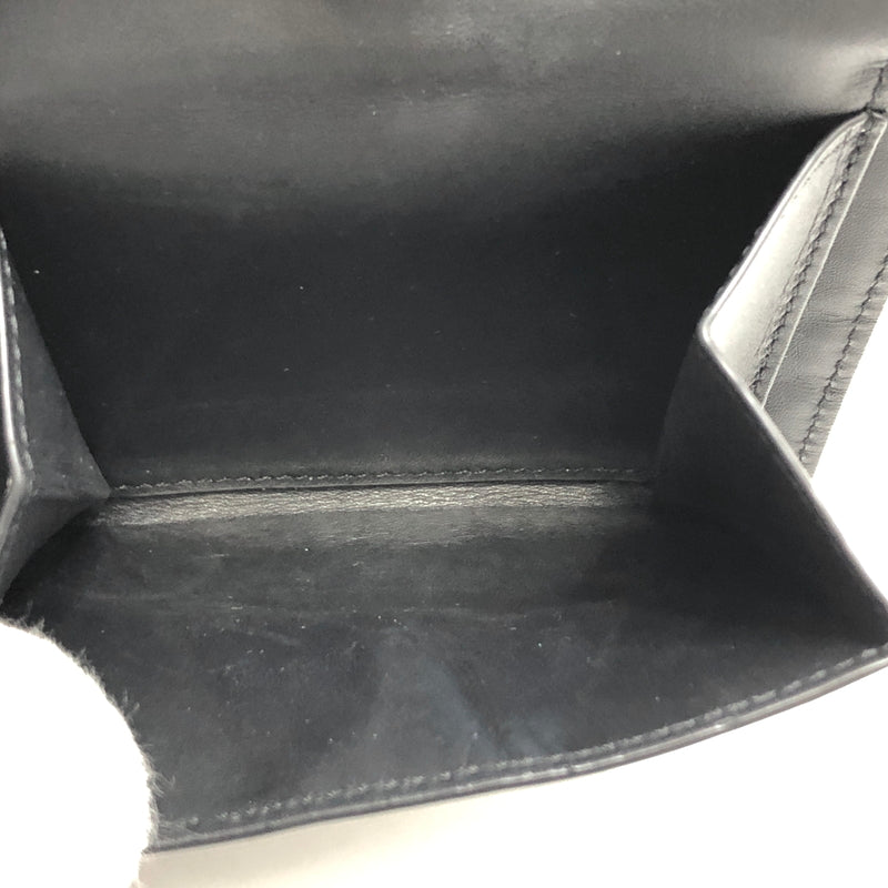 【中古品】【メンズ/レディース】 LOEWE ロエベ C660501X03 バイフォールド コインウォレット 二つ折り 財布 181-261026-rs-05-fur カラー：ブラック 万代Net店
